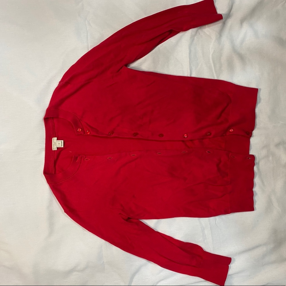 J. Crew Pink Clare Cardigan